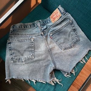 Levi’s Distressed Denim Shorts